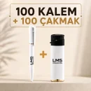 100 Kalem + 100 Çakmak Firmaya Özel Baskılı Promosyon Seti