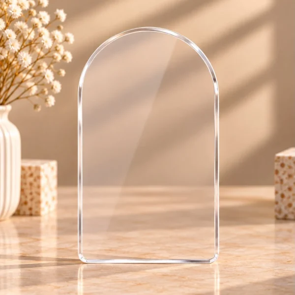 7×5 cm Pencere Model Şeffaf Pleksi – Lazer Kesim Pleksi