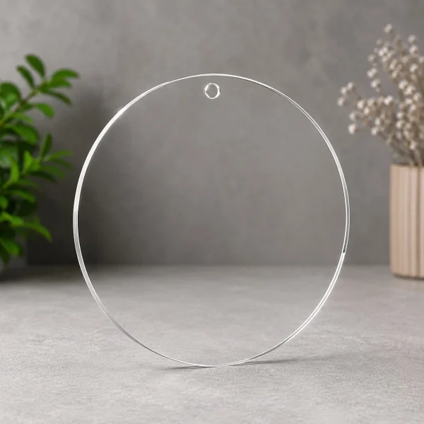 Şeffaf Pleksi Daire 30 cm