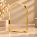 7×5 cm Gold ve Gümüş Çerçeveli Şeffaf Pencere Pleksi – Dekoratif Pleksi Magnet